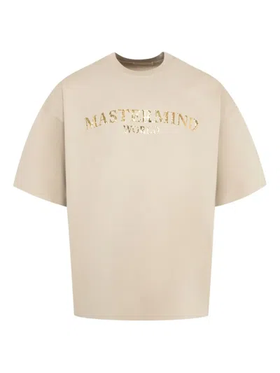 Mastermind Japan Mirror Logo T-shirt In Neutral