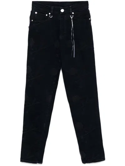 Mastermind Japan Monogram Denim In Black