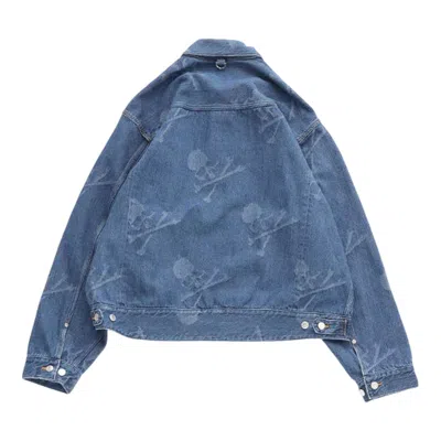 Mastermind Japan Monogram Denim Jacket In Blue