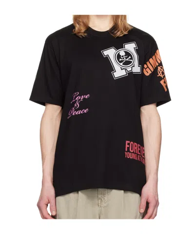 Mastermind Japan Multi Logo T-shirt In Black