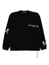 Mastermind Japan Multi-pocket Long-sleeves T-shirt In Black