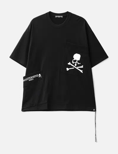 Mastermind Japan Multi Pocket Regular Short Sleeve T-shirt In Black