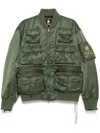Mastermind Japan Multiple-pockets Bomber Jacket In Green