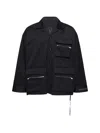 Mastermind Japan Multi-pocket Carpenter Jacket In Black