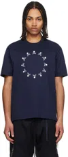 Mastermind Japan Short-sleeved T-shirt In Navy