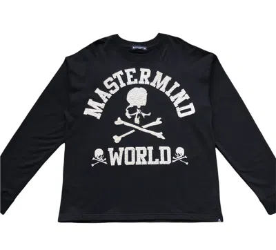 Pre-owned Mastermind Japan Offer Mastermind World Skull Sweatshirt In Black