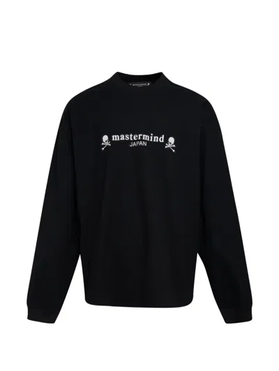Mastermind Japan Og Boxy-fit Long-sleeved Skull-print Sweatshirt In Black