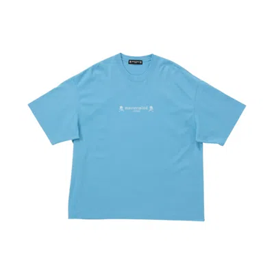 Pre-owned Mastermind Japan Og Embroidery-ish Short-sleeve Tee 'sky Blue' | Men's Size S