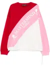 Mastermind Japan Opposite-angle Switching Sweatshirt In Red
