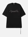 Mastermind Japan Oversized Glassbeaded Short Sleeve T-shirt In Black