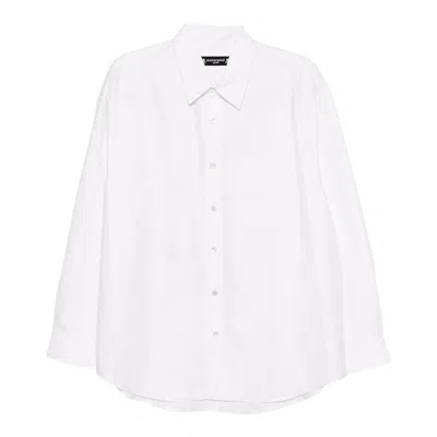 Mastermind Japan Oxford Shirt In White