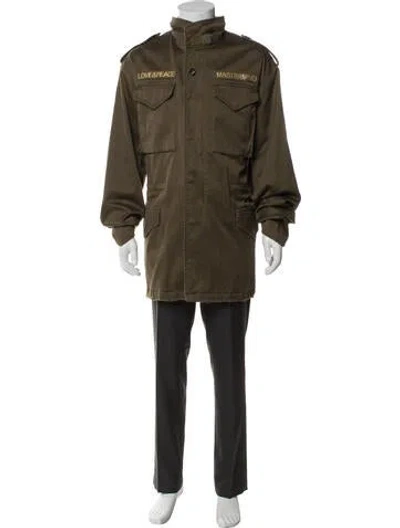Pre-owned Mastermind Japan Parka In Green