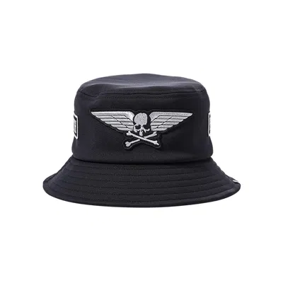 Pre-owned Mastermind Japan Patched Bucket Hat 'black' | Men's Size M