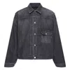 Mastermind Japan Patchwork Jacquard Denim Jacket In Black