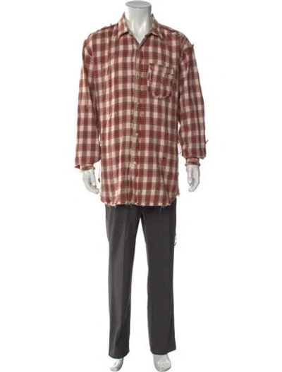 Pre-owned Mastermind Japan Plaid Print Collar Cardigan In Multi