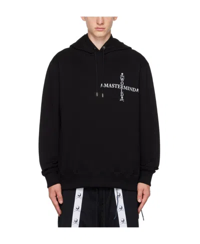 Mastermind Japan Printed Hooded Sweater In Black