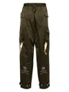 Mastermind Japan Regular Fit Cargo Pants Drawstring In Green