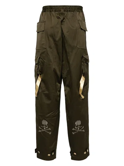 Mastermind Japan Regular Fit Cargo Pants Drawstring In Green