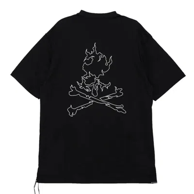 Mastermind Japan Regular Fit Glassbeaded Short Sleeve Tee In Black