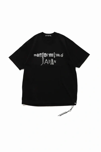 Mastermind Japan Regular Fit Mj Foil Logo Tee In Black