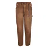 Mastermind Japan Regular Fit Painter Pants In Brown