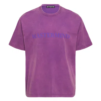 Mastermind Japan Regular Fit Vintage Faded T-shirt In Pink