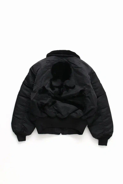 Mastermind Japan Reversible B-15 Flight Jacket In Black