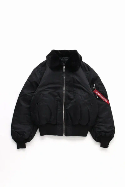 Mastermind Japan Reversible B-15 Flight Jacket In Black