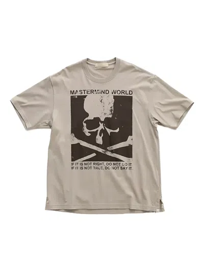 Mastermind Japan Round-neck T-shirt In Gray