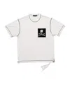 Mastermind Japan White Boxy Cross-stitch T-shirt In White