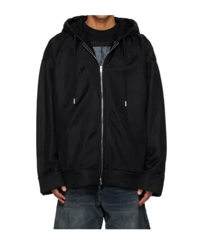 MASTERMIND JAPAN SHEER MULTI-LAYERED ZIPPER CASUAL JACKET