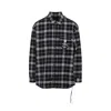 Mastermind Japan Reversible Plaid Shirt Button-down Collar In Black