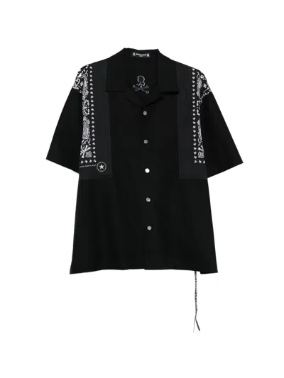 Mastermind Japan Short-sleeves Shirt In Black