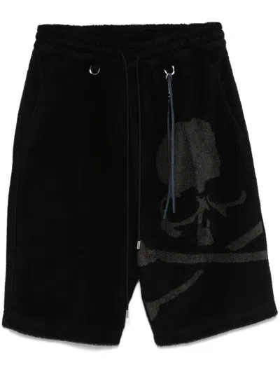 Mastermind Japan Skull-jacquard Shorts In Black