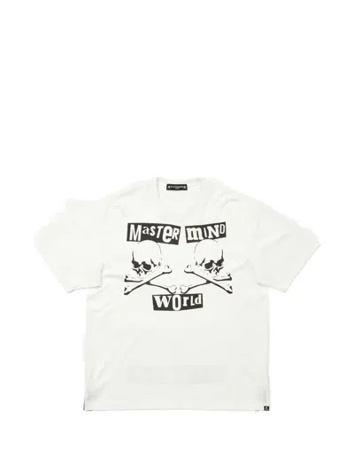 Mastermind Japan Short-sleeve T-shirt In White