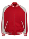 Mastermind Japan Shoulder Line Bomber Jacket In Red