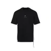 Mastermind Japan Glass Beaded Loopwheel Short Sleeves Tee In Black