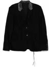Mastermind Japan Single-breasted Blazer In Black