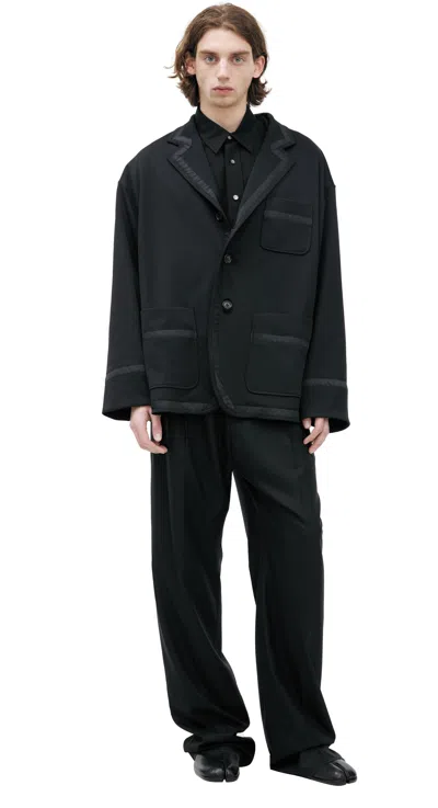 Mastermind Japan Single-breasted Jacket With Print In Black
