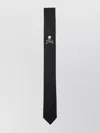 Mastermind Japan Skull And Crossbones Slim Tie In Black