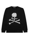 Mastermind Japan Skull Crystal-embellished Sweatshirt In Black