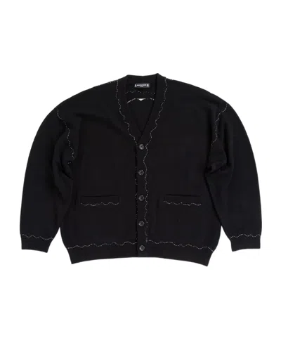 Mastermind Japan Skull-embellished Cardigan In Black