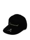 Mastermind Japan Skull-embroidered Cap In Black