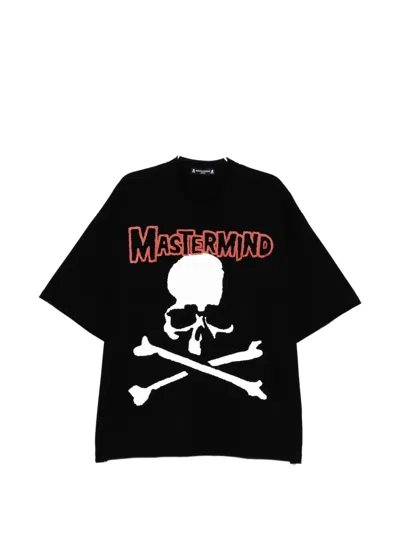 Mastermind Japan Skull Graphic T-shirt In Black