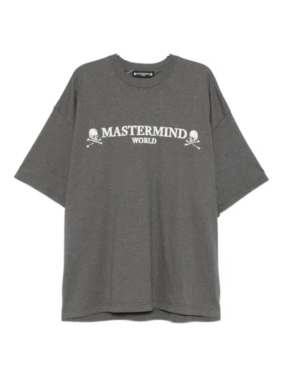 Mastermind Japan Skull Graphic T-shirt In Gray