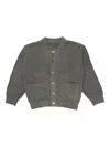 Mastermind Japan Skull Lounge Cardigan In Gray