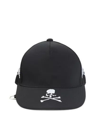 Mastermind Japan Japan Skull Embroidery Cap In Black