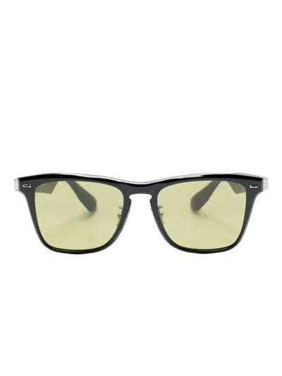Mastermind Japan Skull-plauqe Sunglasses In Black