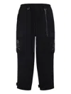 Mastermind Japan Wide Cargo Pants With Unique Skull Detailing In Black