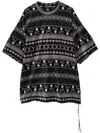 Mastermind Japan Skull-print Crew-neck T-shirt In 黑色